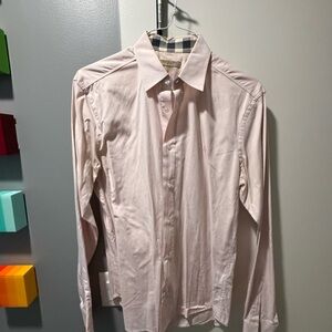 Men's Burberry Pink Dress Shirt